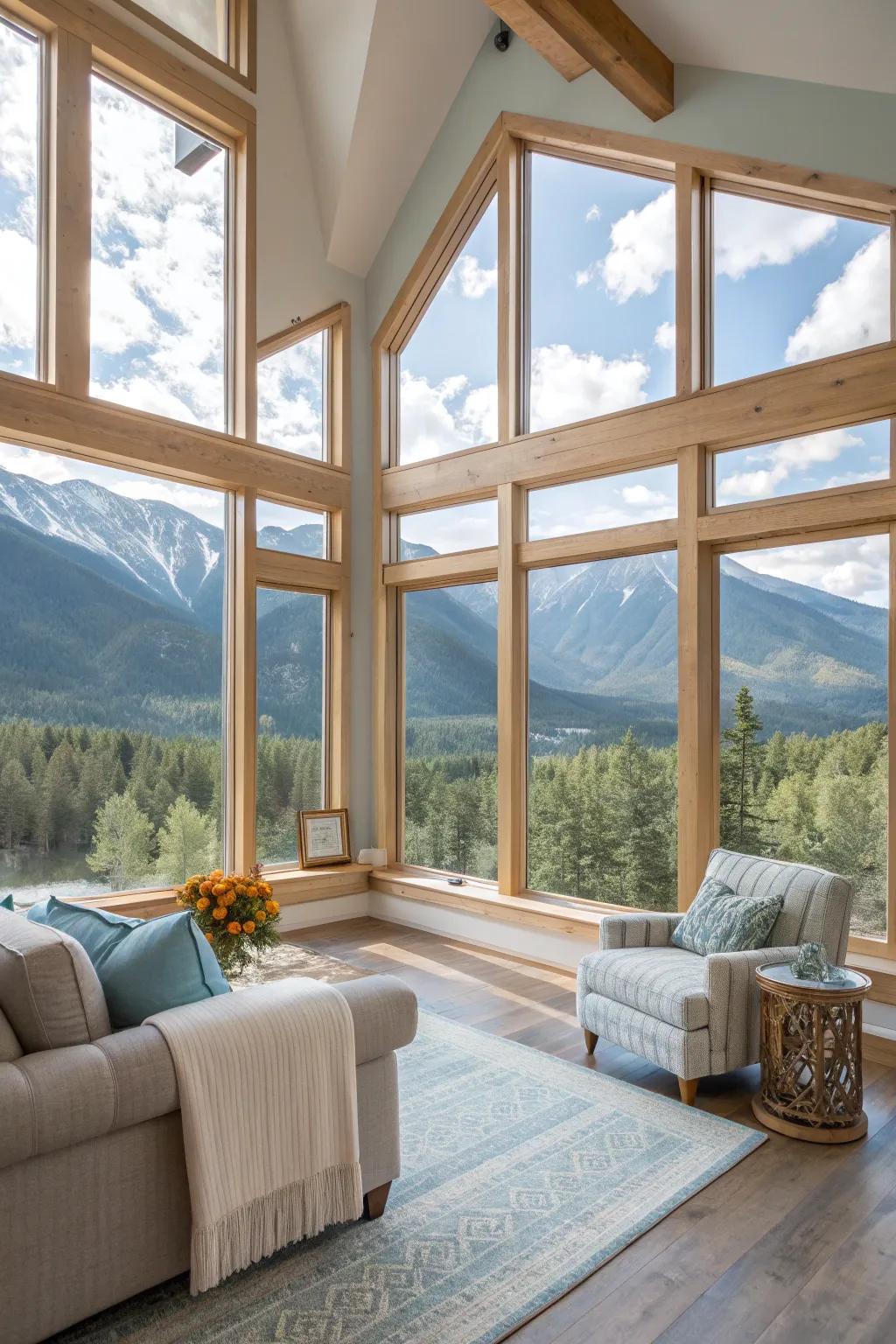 Let the light in and enjoy panoramic views with floor-to-ceiling windows.