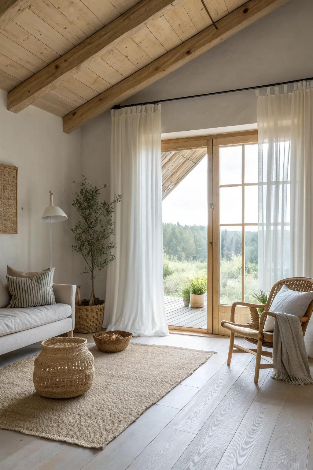 Natural light brightens up your home, making it feel more inviting.