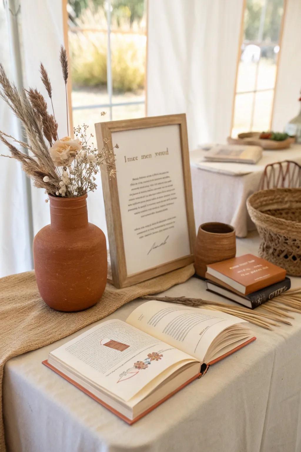 Share a piece of your story with personal touches that connect and captivate your audience.