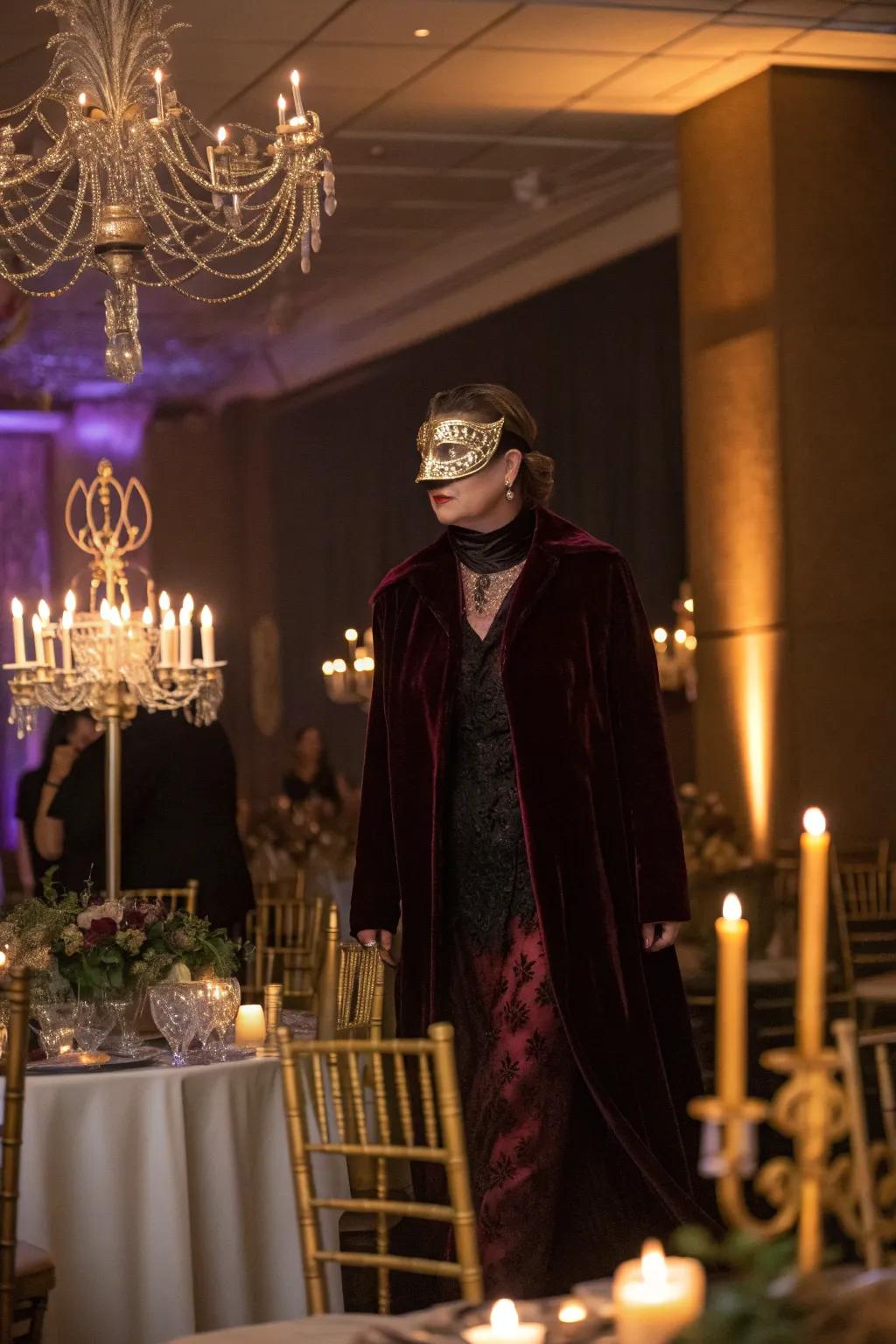 Unveil the allure of a masquerade ball, where mystery meets elegance. 🎭 #Masquerade #PartyIdeas
