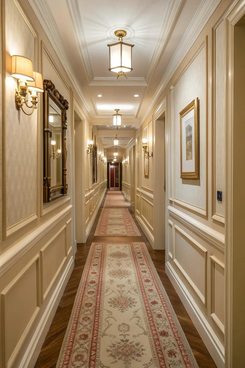Classic lines that elevate your hallway's style.