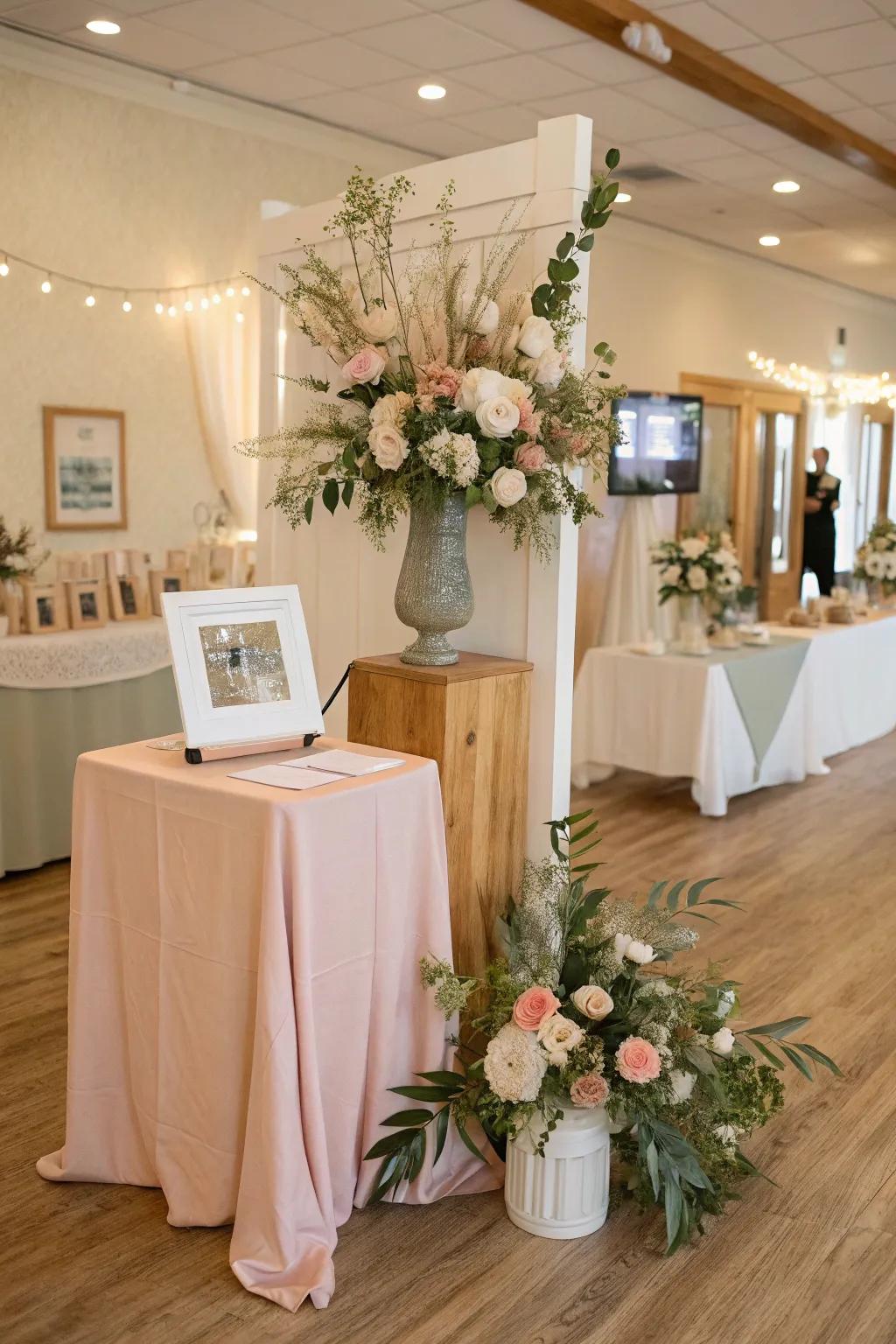 Encourage guest interaction with engaging decor stations that add a personal touch.