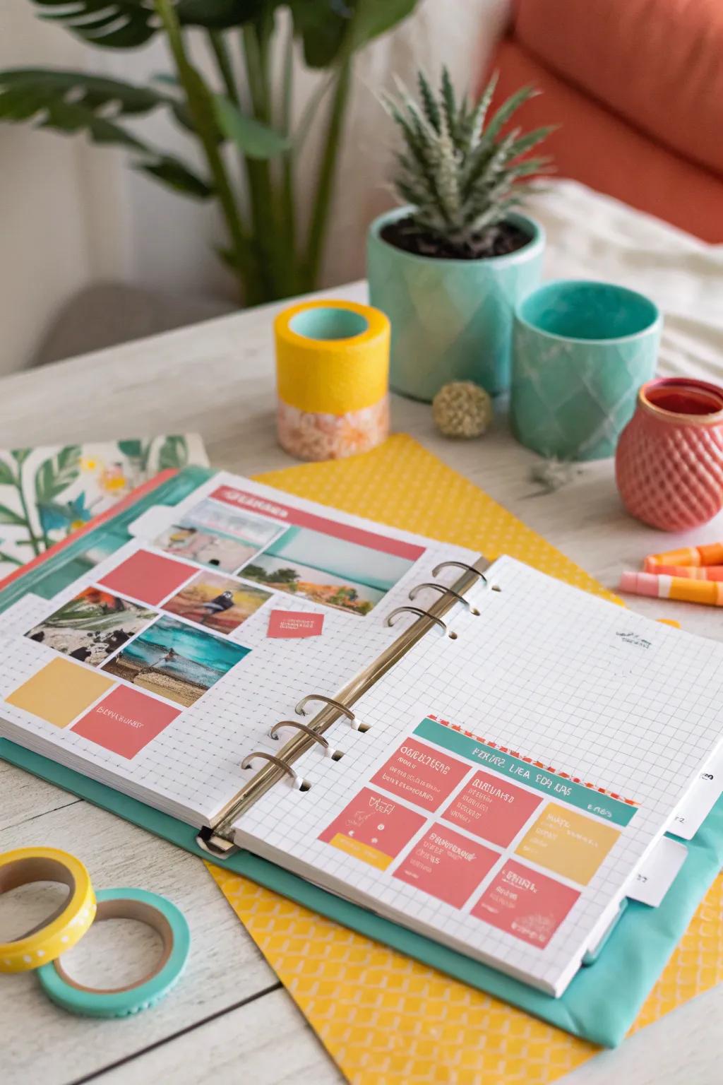 Keep your dreams front and center with a mini vision board that inspires action.