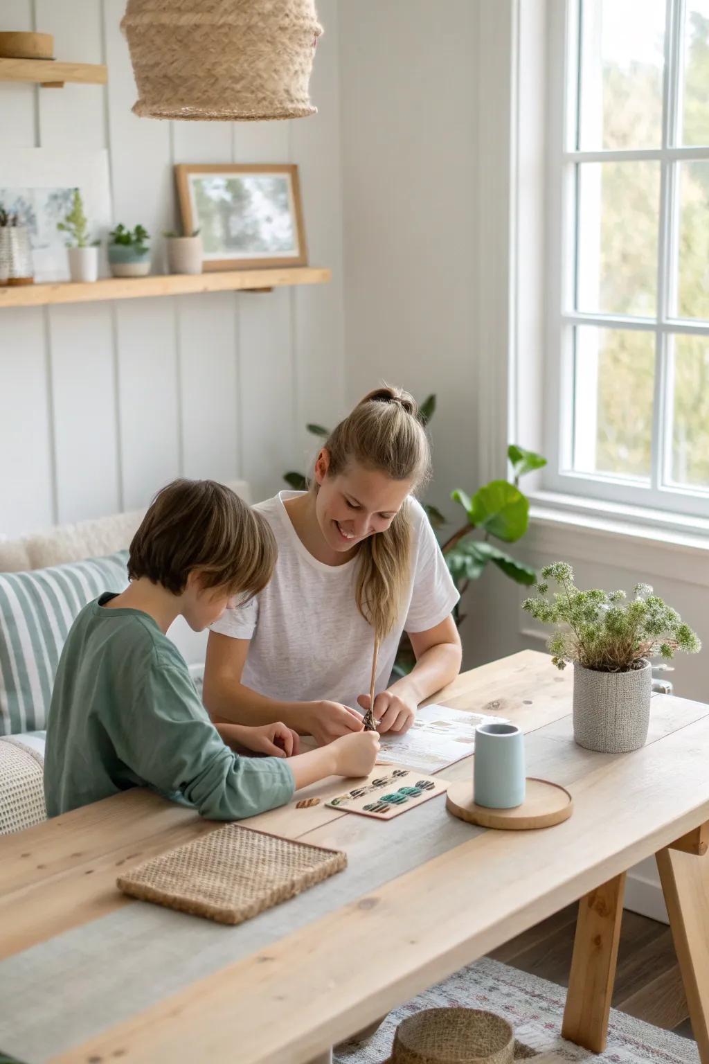 Elevate your home with personalized decor crafted by your family.