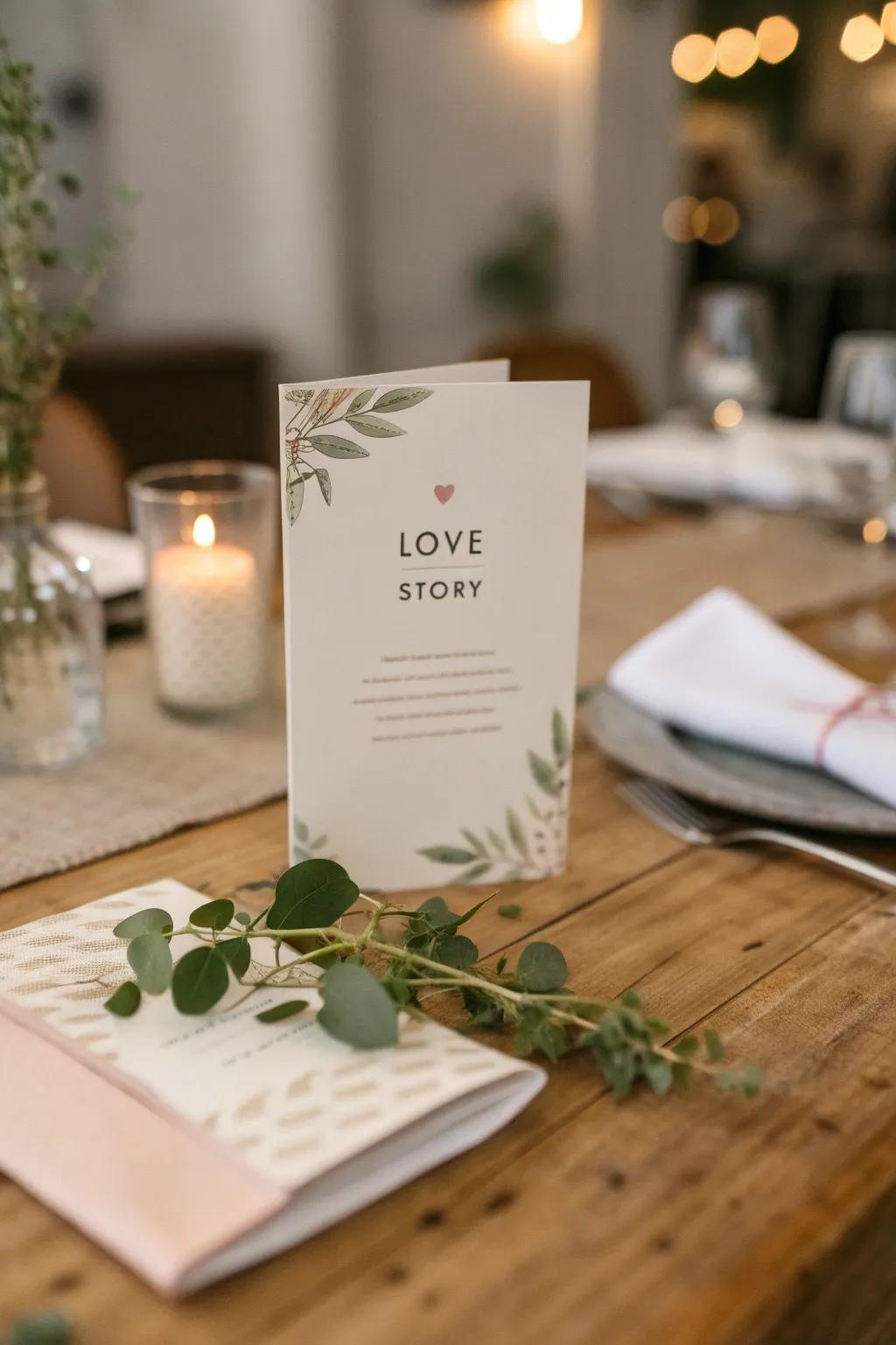 Share the magic of your love story with your guests. 💖 #LoveJourney #WeddingStory