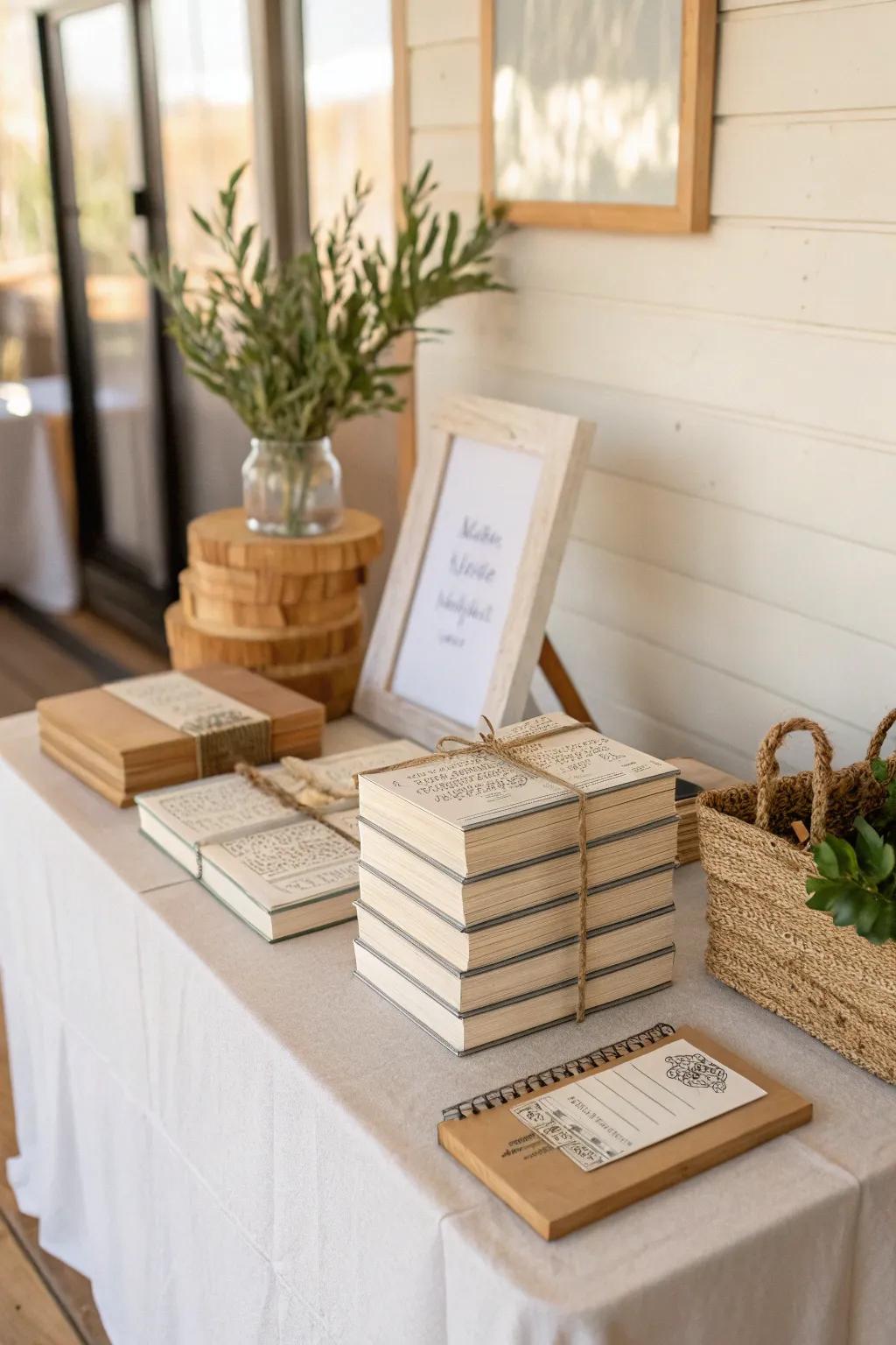 Delight guests with eco-friendly giveaways that leave a positive impression. 🌿 #EcoDesign #BookEvents
