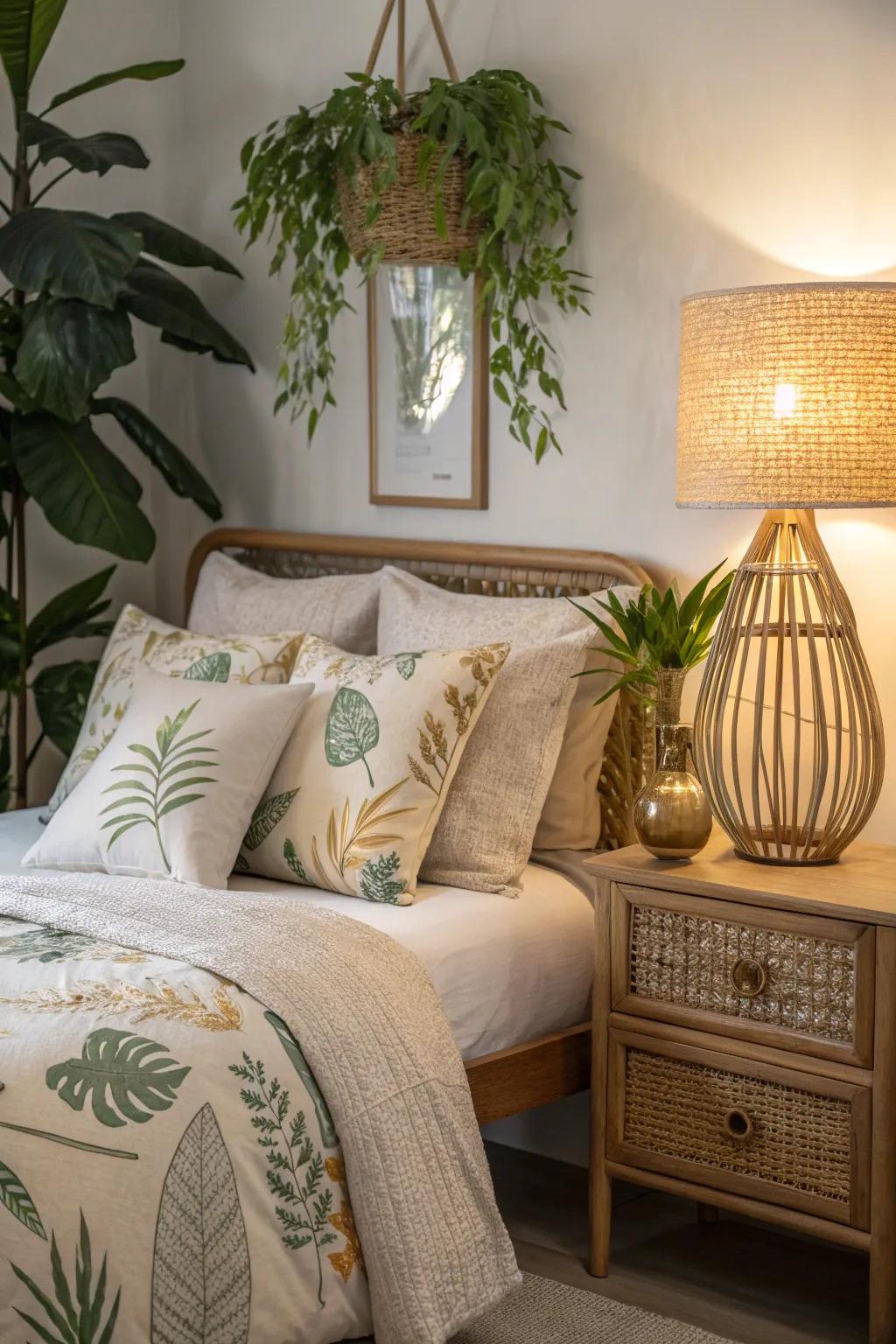 Soft lighting creates a calming ambiance, echoing the gentle glow of natural light. 💡 #LightingDesign #SoftLighting #BedroomAmbiance