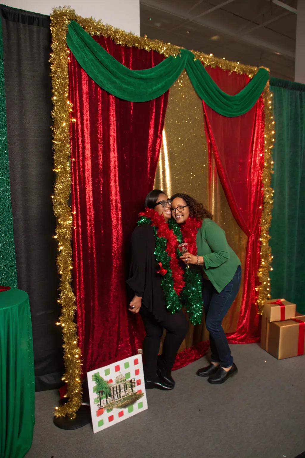Capture the joy of the season with a DIY photo booth that brings smiles and laughter.