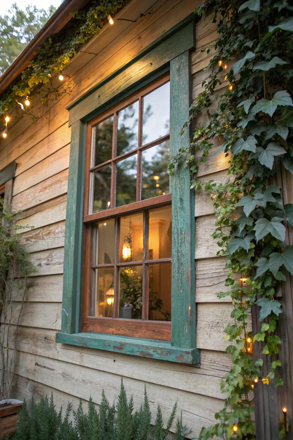 Reclaimed wood trims offer a sustainable way to bring warmth and history into your home. #ReclaimedWood