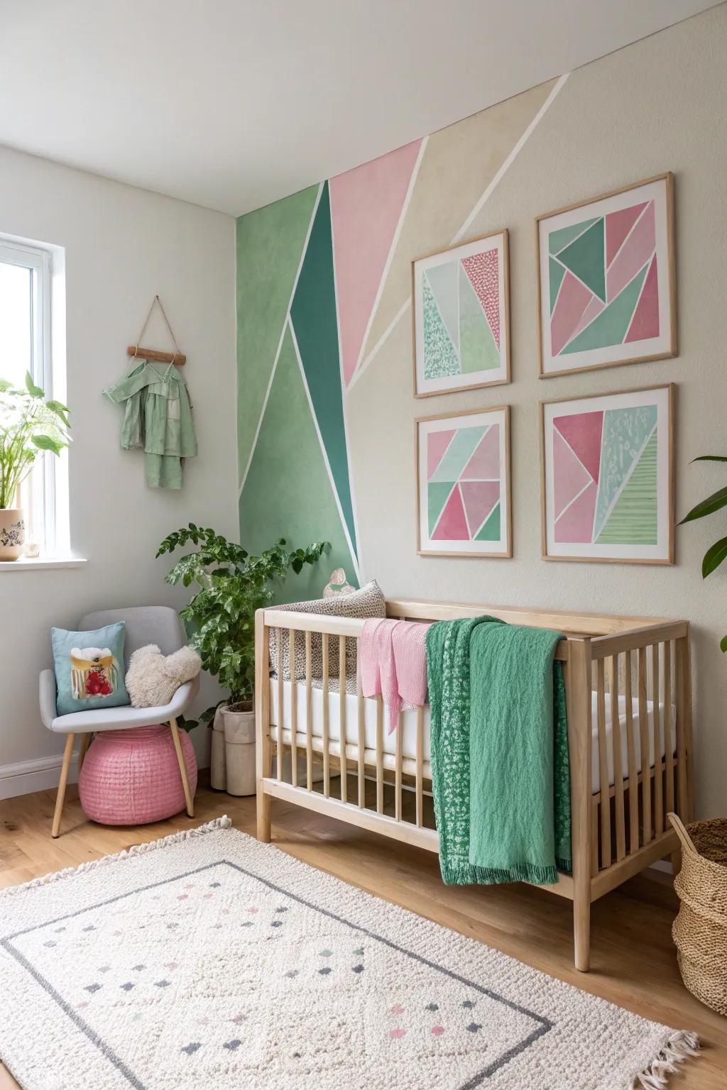 Brighten the nursery with multi-color wall art that sparks imagination and joy. 🎨🖼️ #WallArt #CreativeNursery