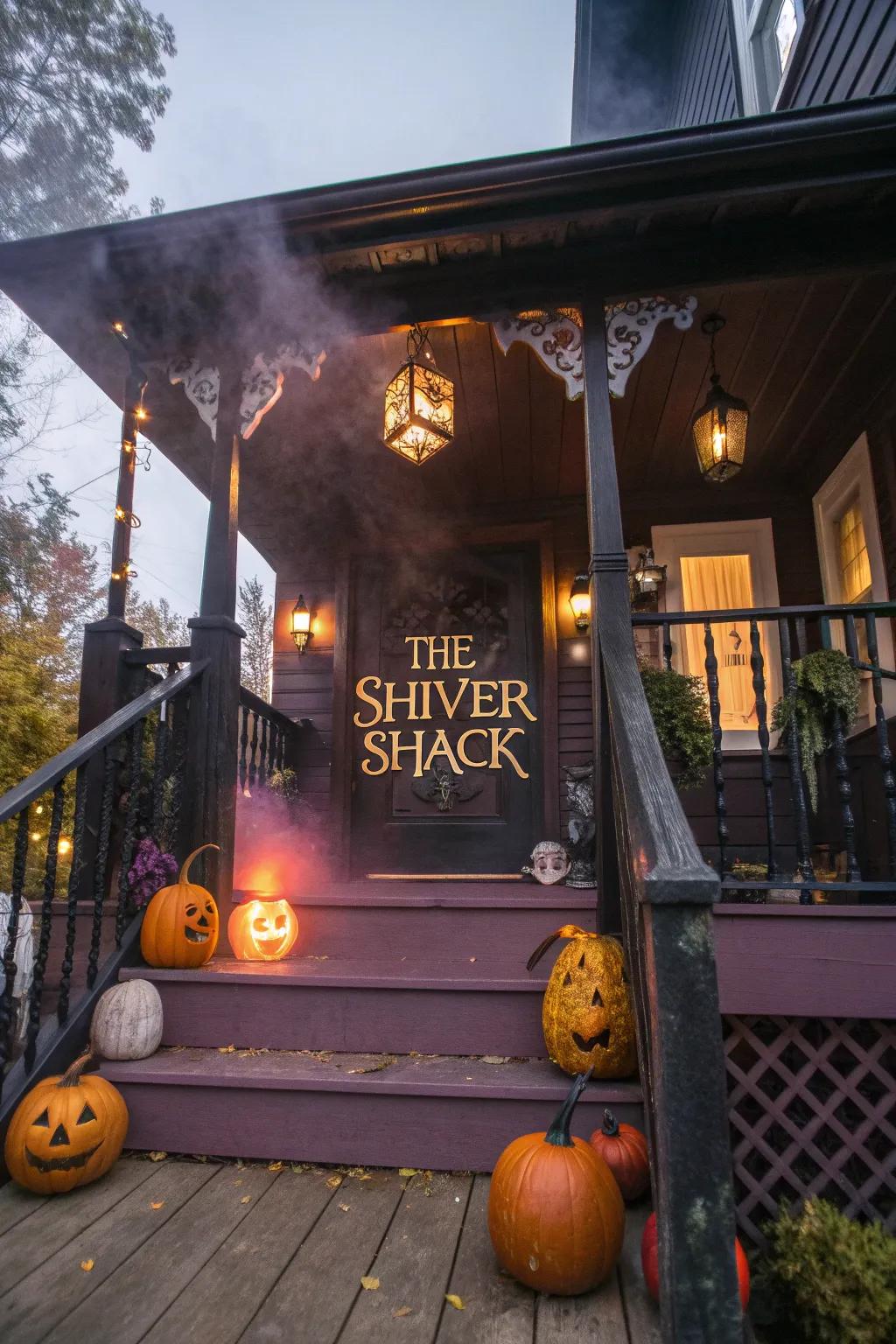 The Shiver Shack: where chills and thrills come in equal measure. 👻 #HauntedFun #SpookyVibes
