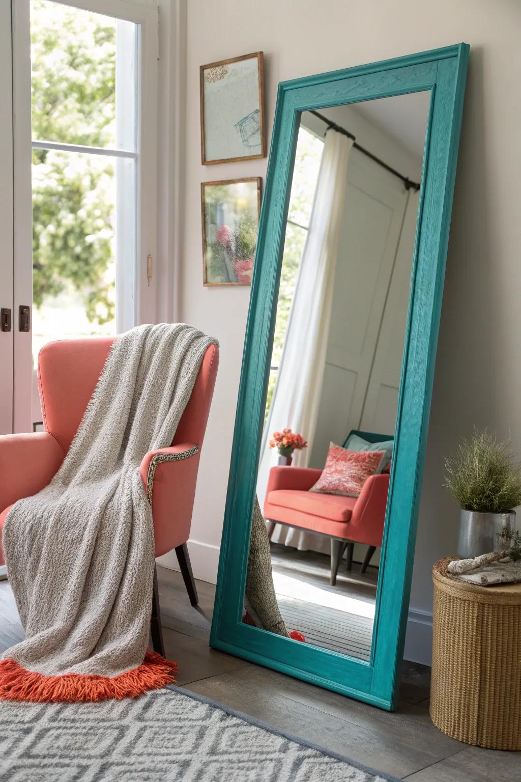 Turn a simple corner into a cozy retreat with mirrors that invite relaxation. 📚🛋️ #CozyCorners #ReadingNook #HomeComfort
