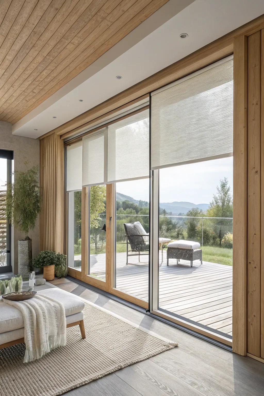 Automated blinds bring convenience and modernity to your home, seamlessly integrating with technology.