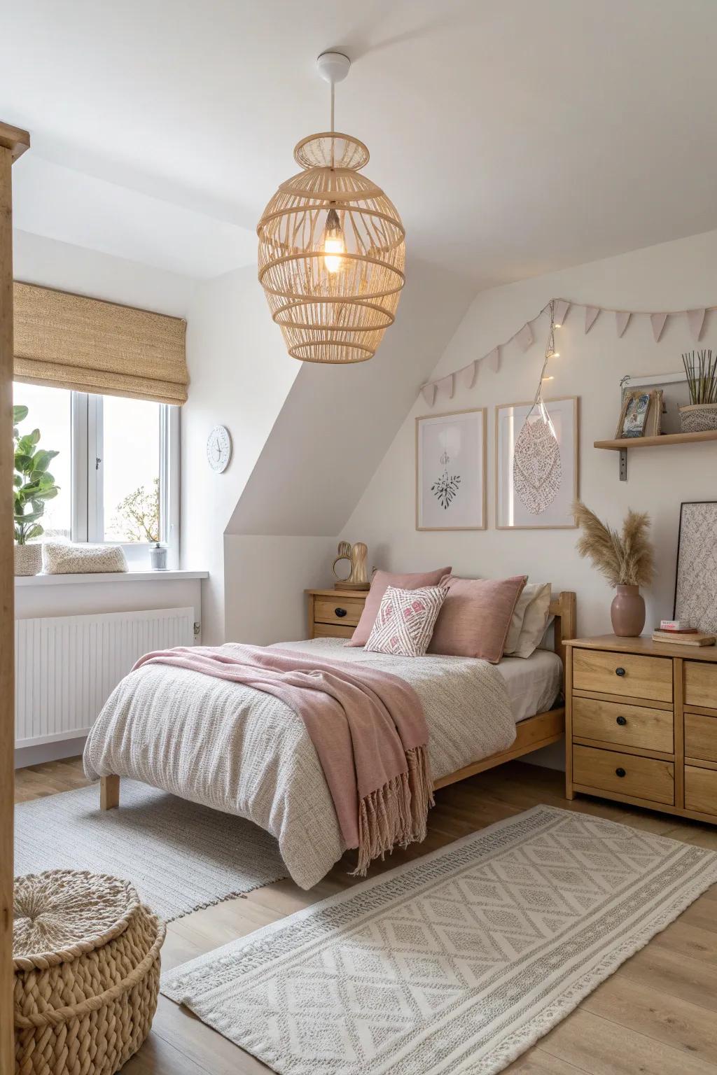 Illuminate your space with lighting that adds both flair and function. 💡 #CreativeLighting #RoomAmbiance