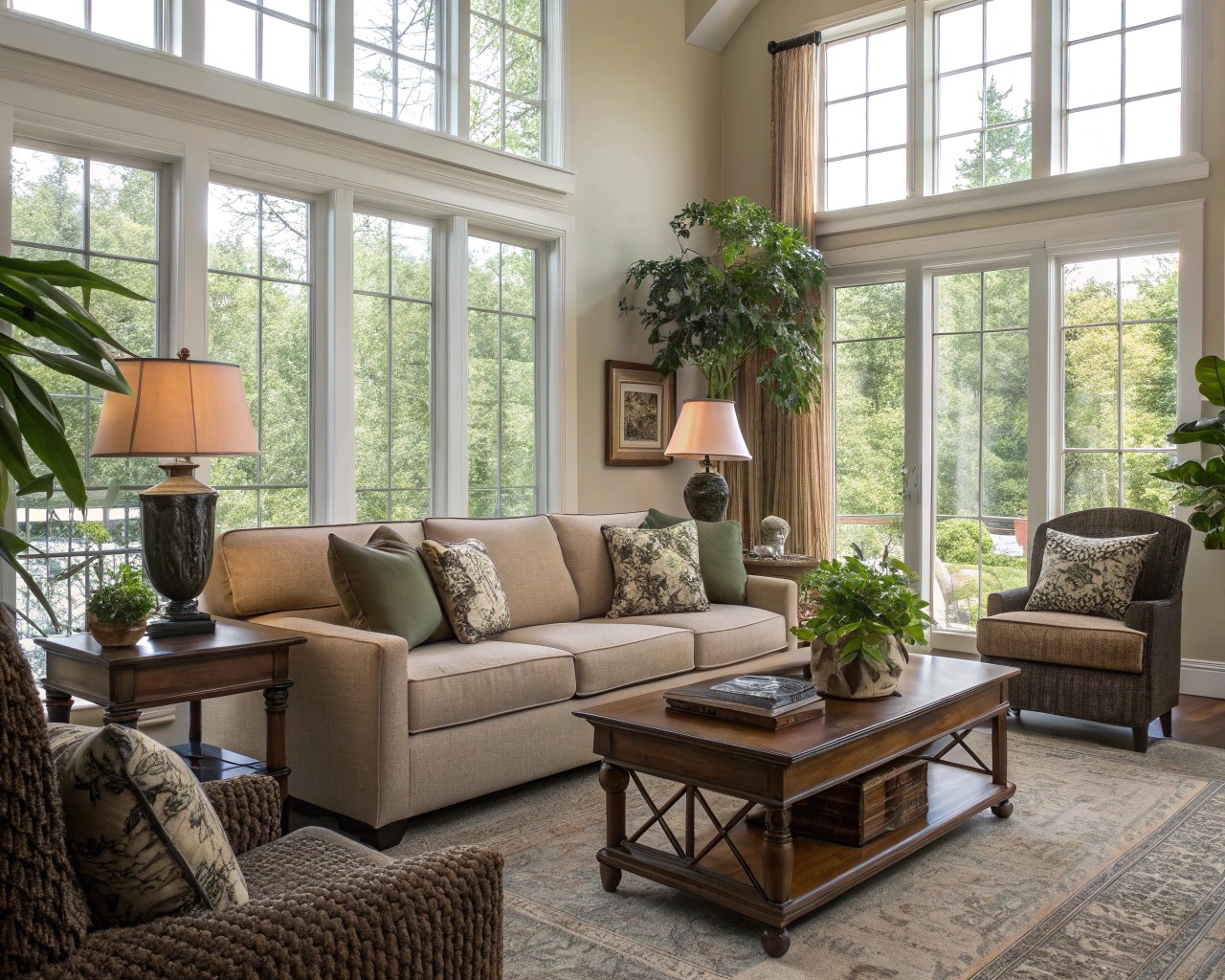 A minimalist and harmonious space calms the mind and reduces stress.