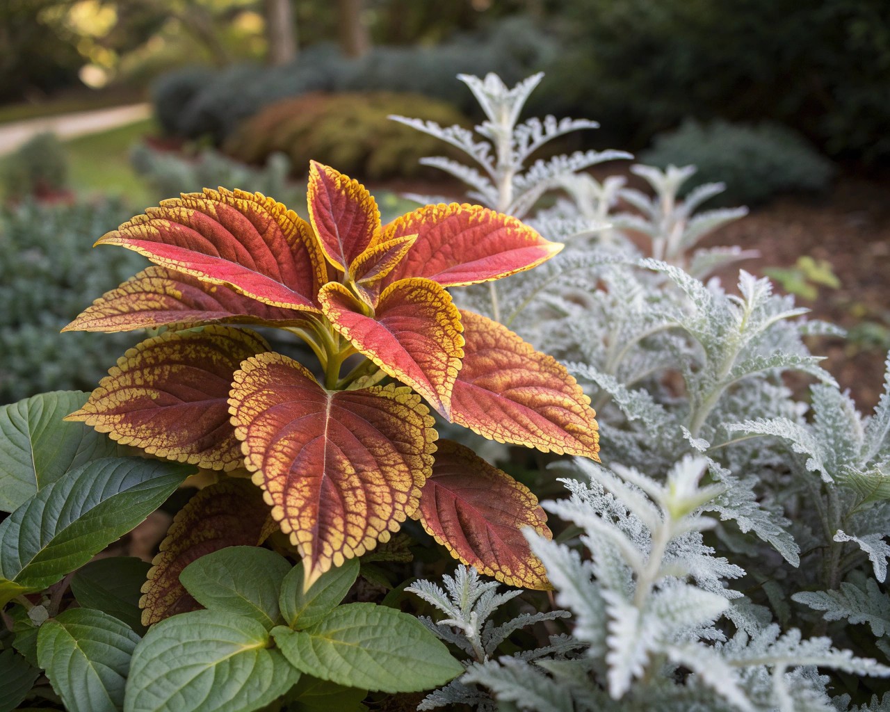 Accent planting introduces dynamic visual rhythm to outdoor spaces.