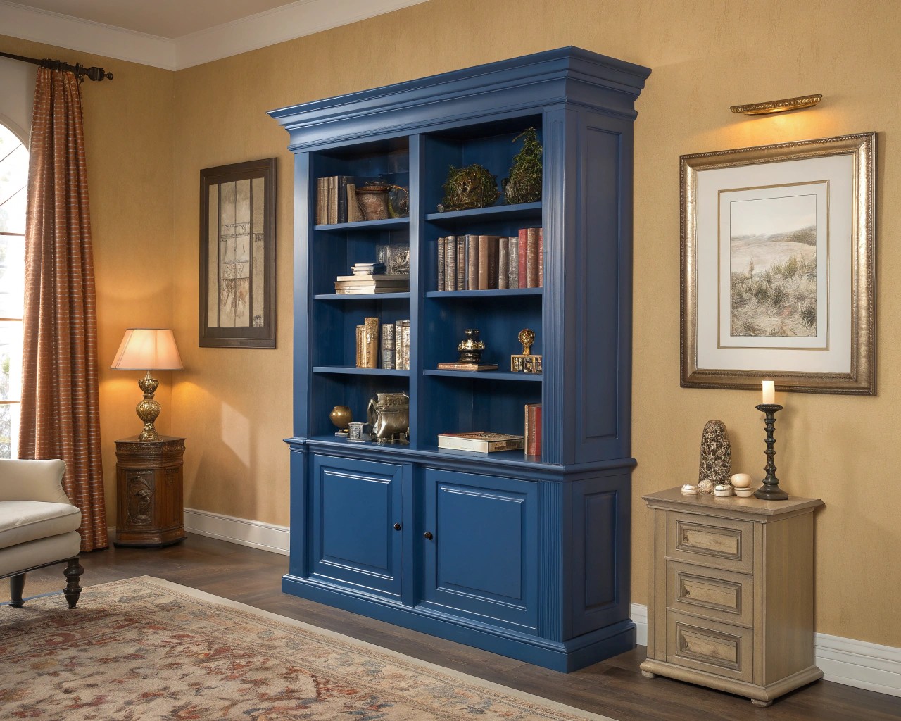 Strategic use of color accents elevates spatial perception and emotional resonance.
