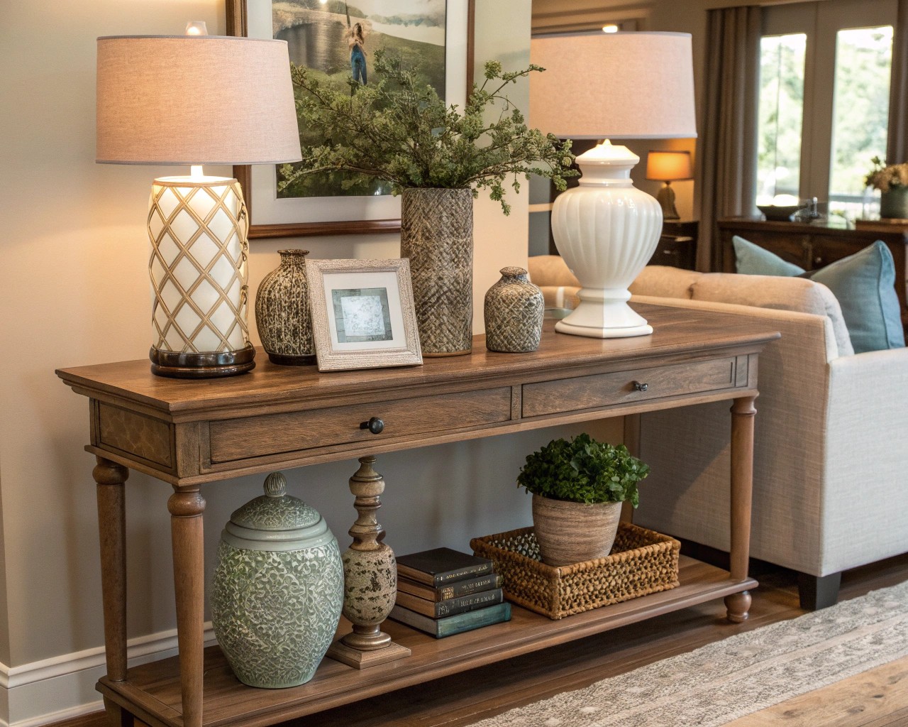 Transform your console table with the perfect trio of decorative accents.
