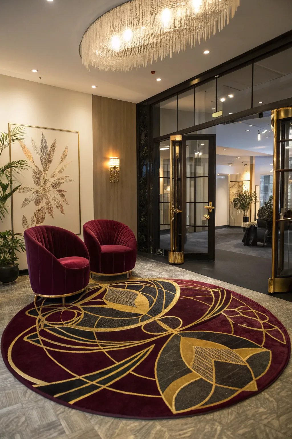 17+ Stylish Round Entryway Rug Ideas