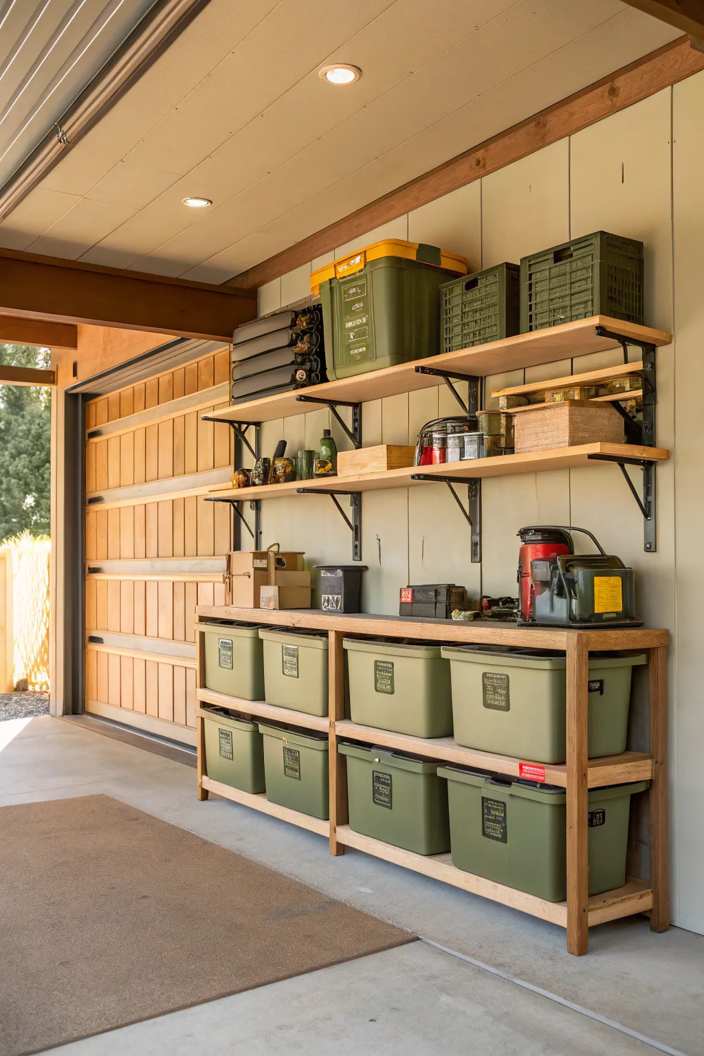 16+ Smart Garage Wood Storage Ideas