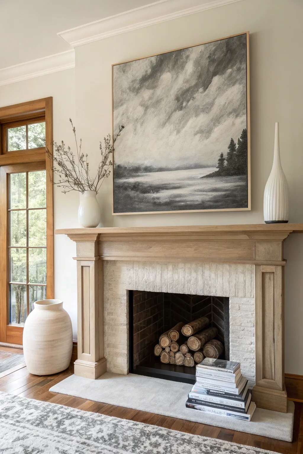 15+ Stunning Large Painting Ideas for Above Your Fireplace