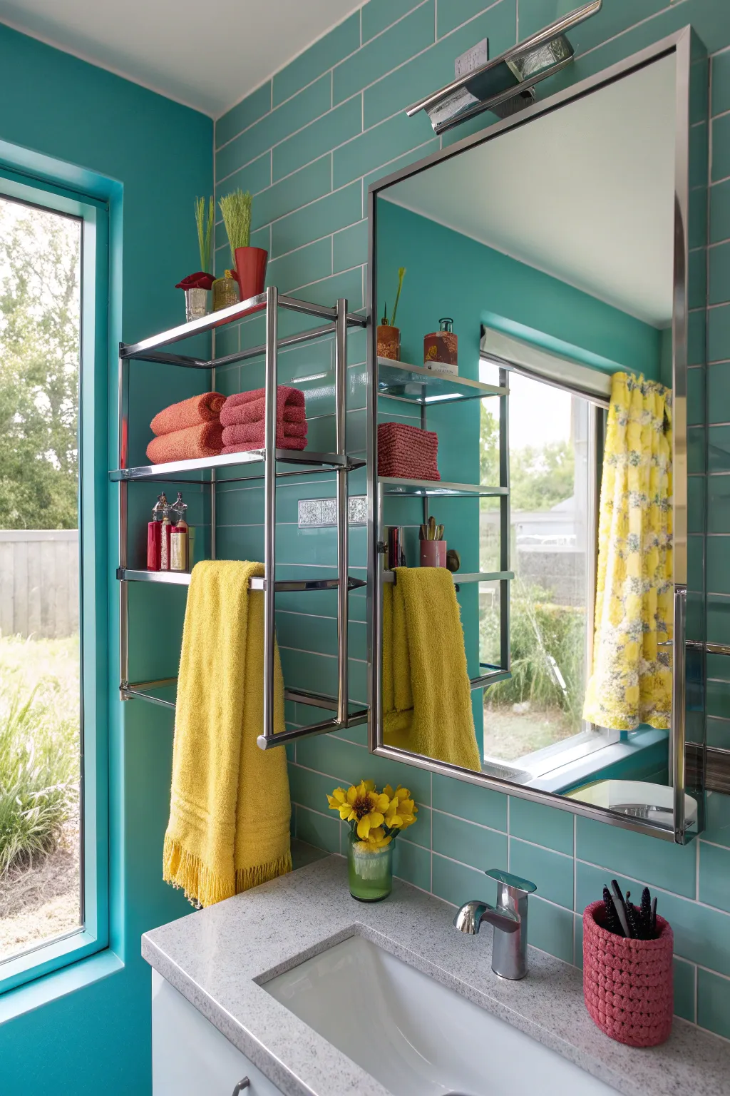 15+ Inspiring Modern Bathroom Mirror Ideas