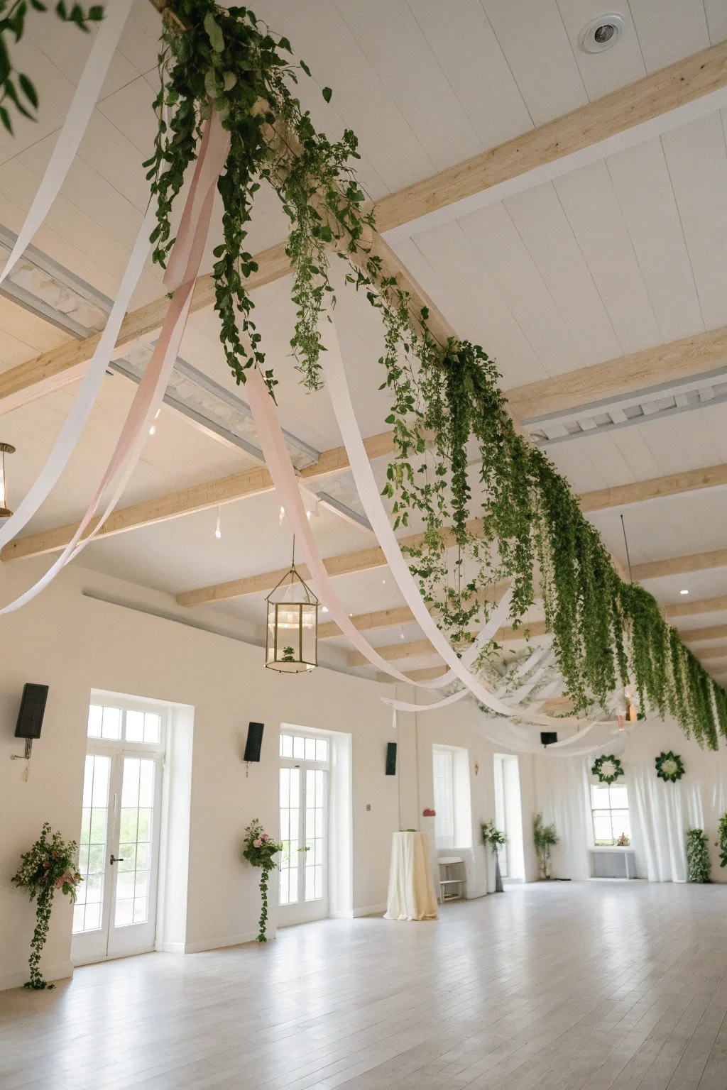 17+ Creative Ceiling Streamer Decoration Ideas