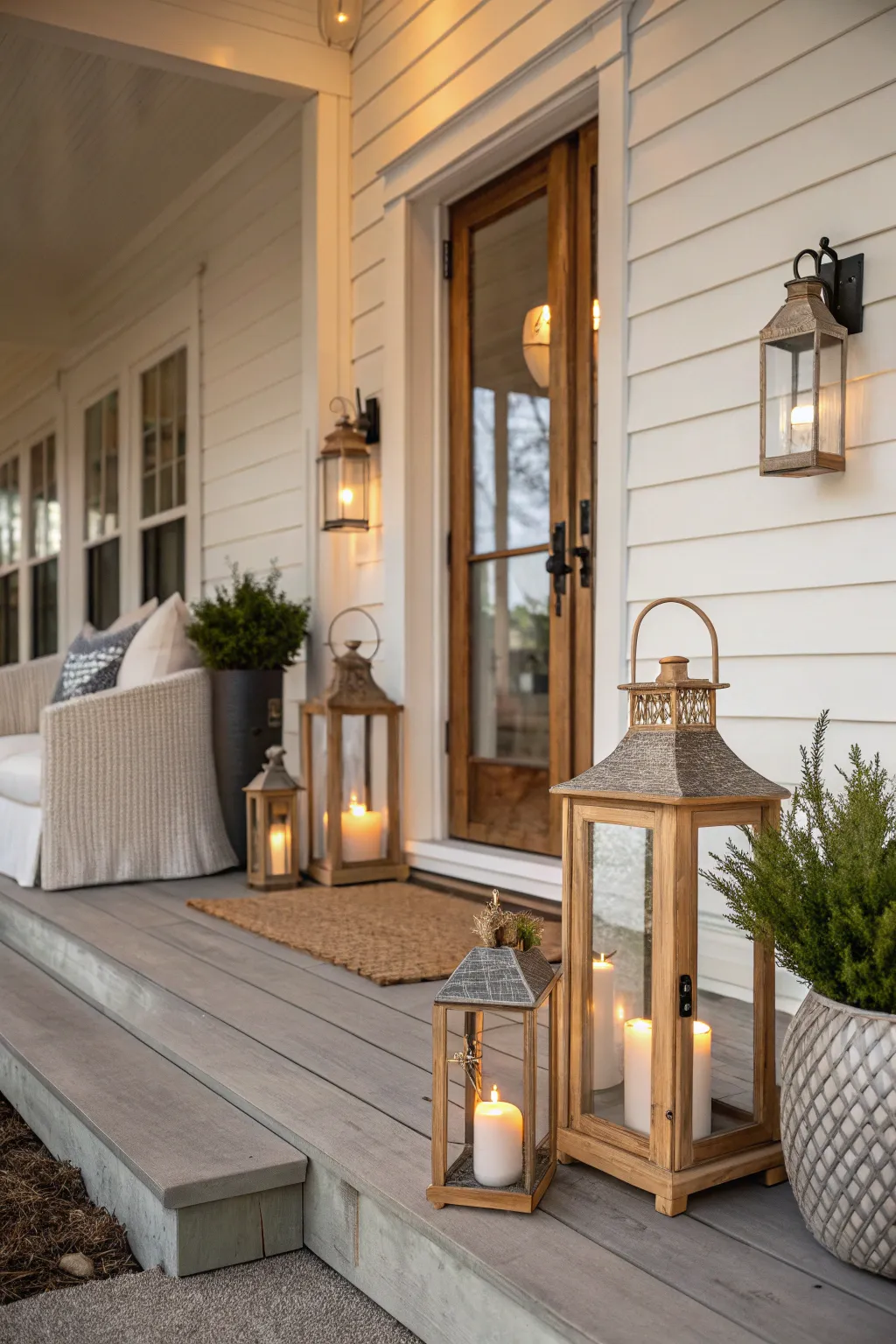 20+ Stylish Modern Front Porch Lighting Ideas