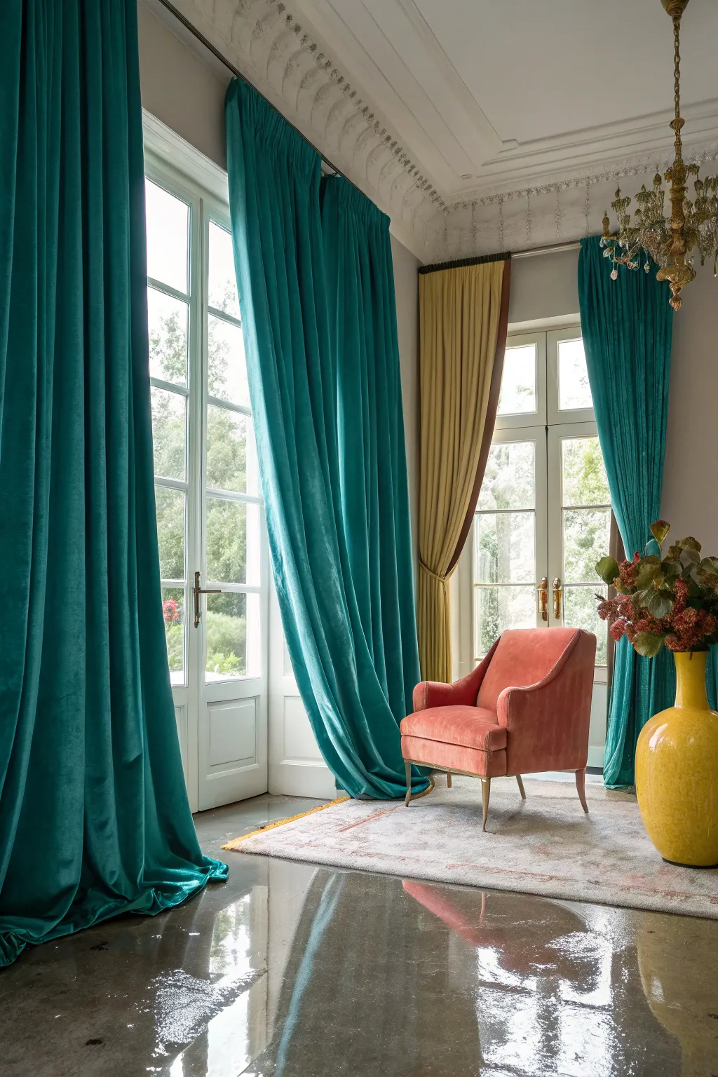 15+ Stunning High Ceiling Curtains Ideas