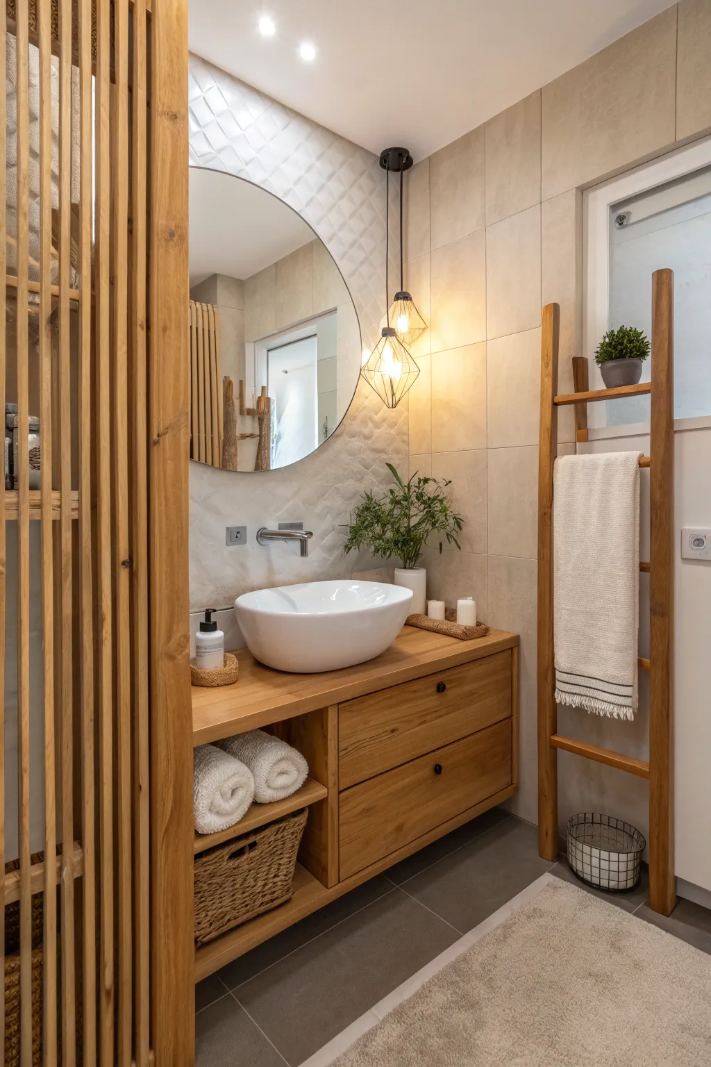 18+ Inspiring Corner Sink Bathroom Ideas