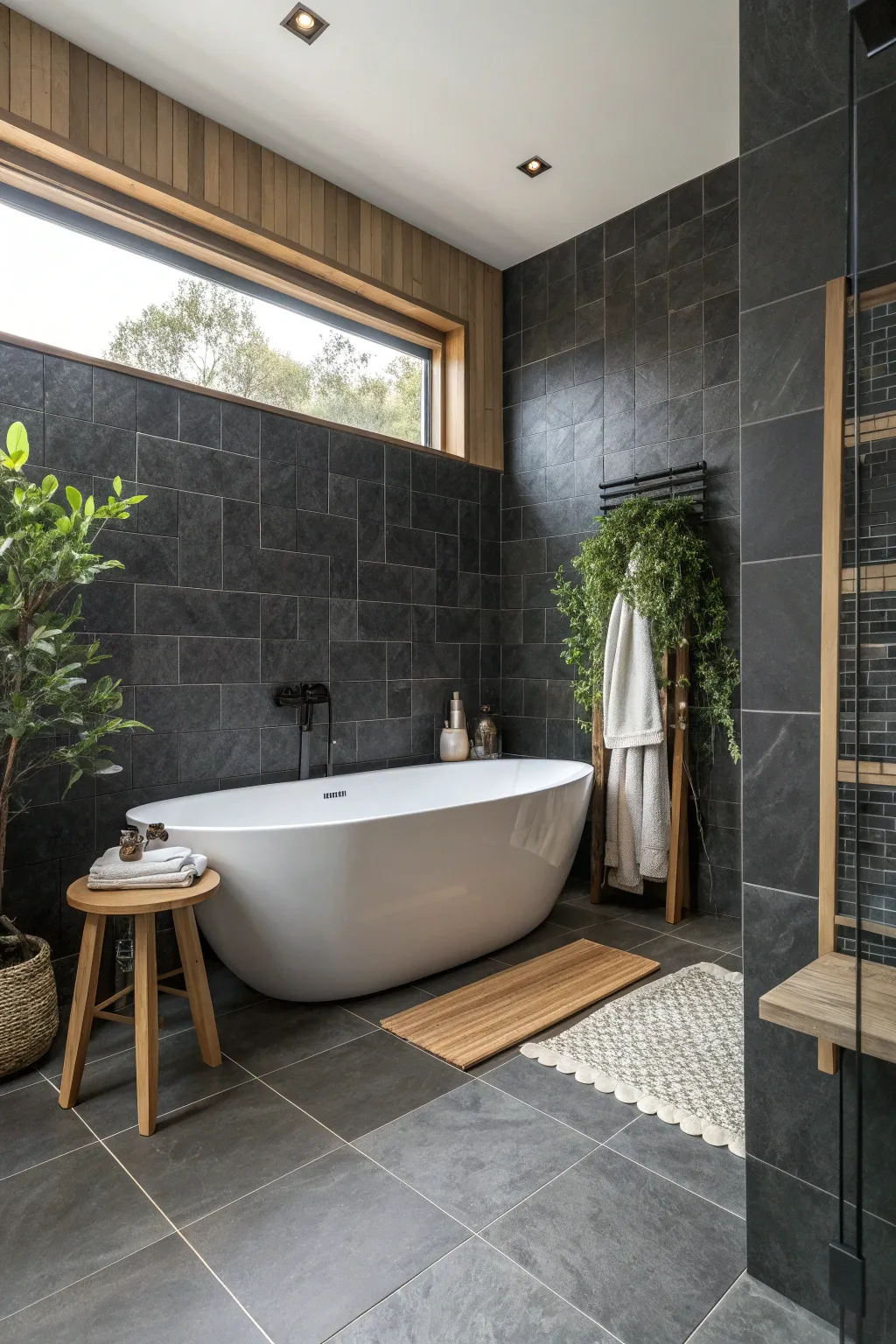 15+ Creative Large Bathroom Tile Ideas