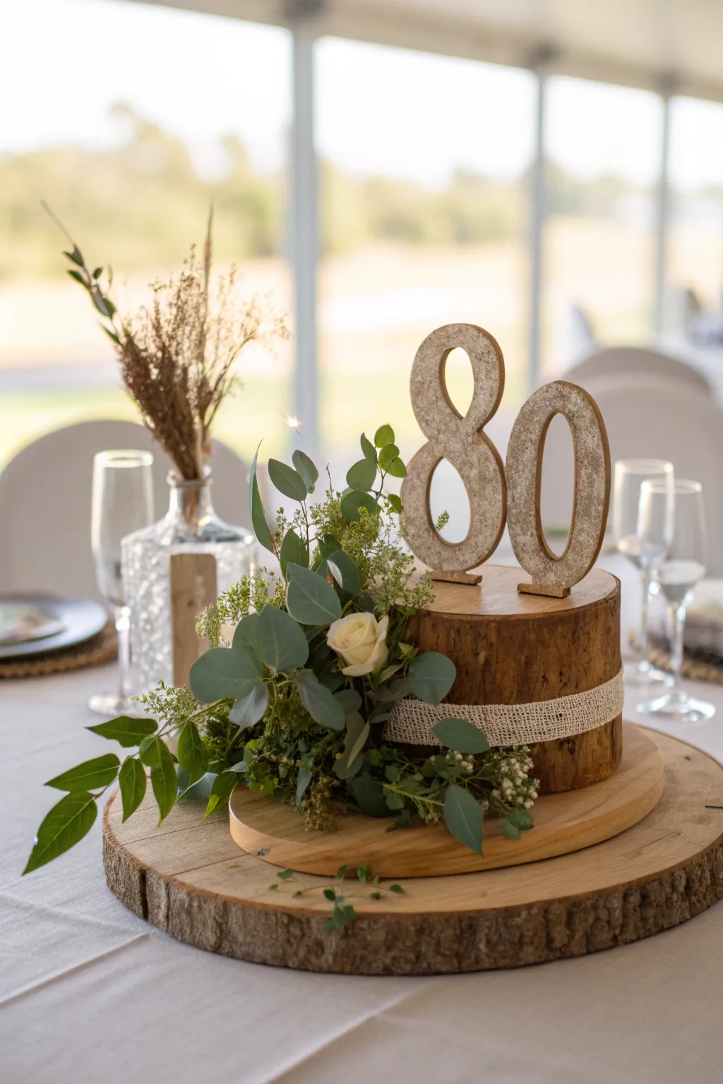16+ Elegant 80th Birthday Centerpiece Ideas