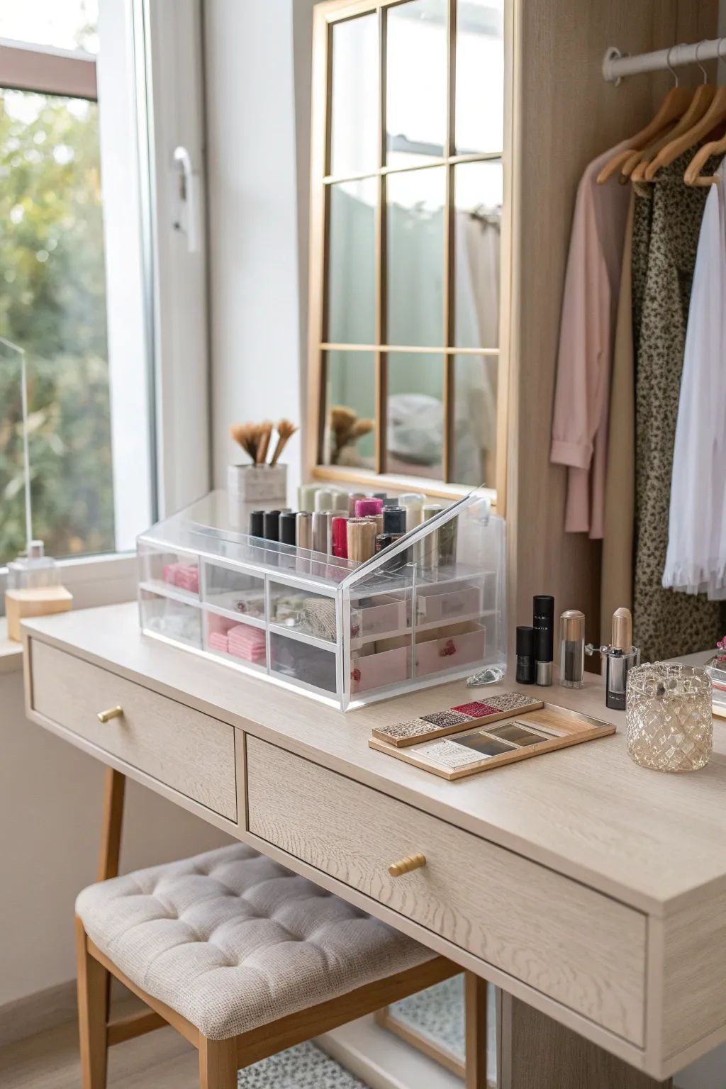 16+ Clever Makeup Vanity in Closet Ideas