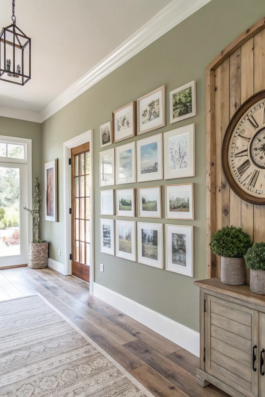 18+ Charming Farmhouse Gallery Wall Ideas