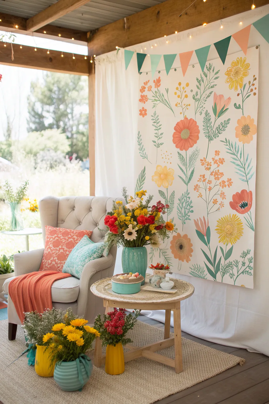 16+ Charming Wildflower Baby Shower Ideas