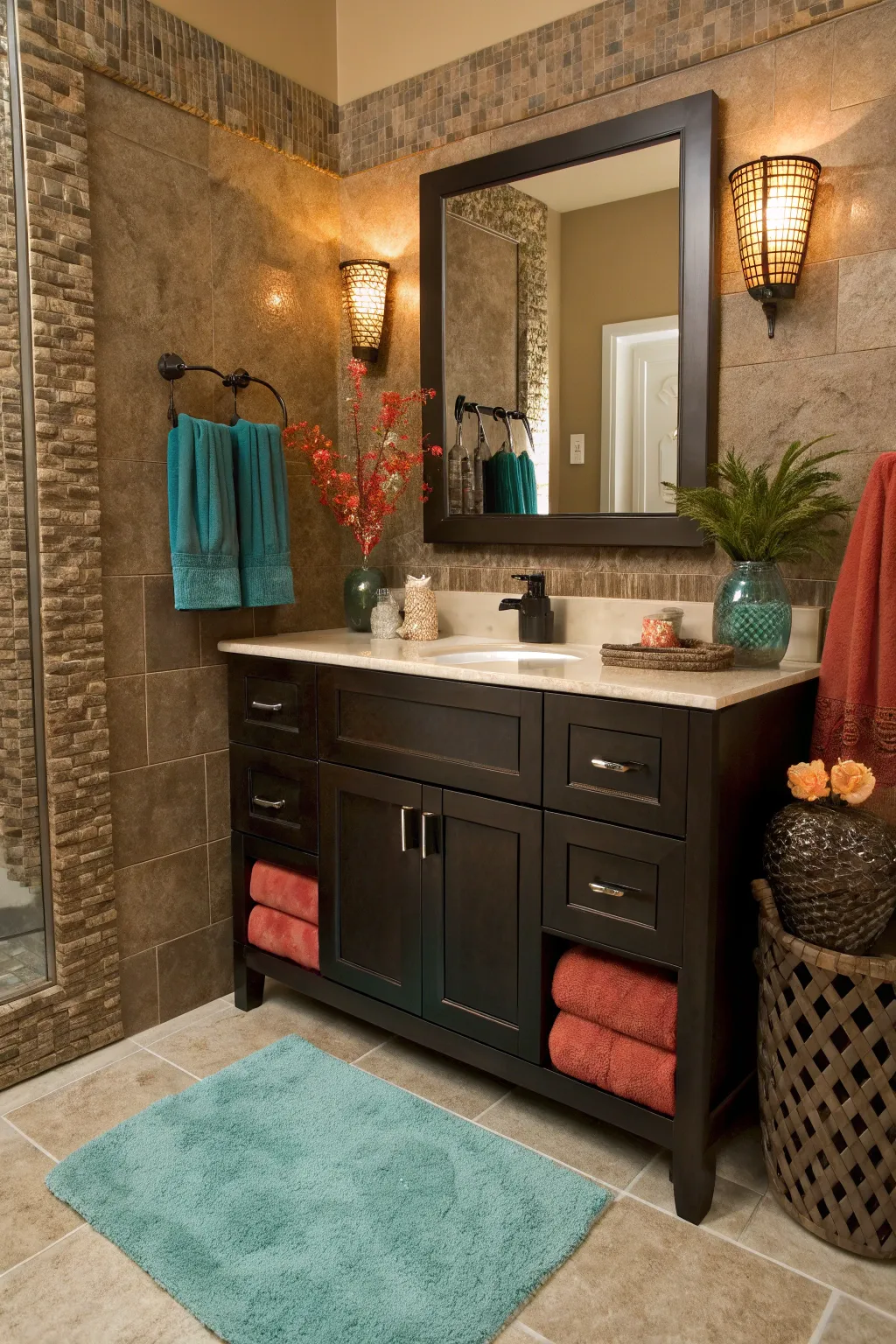 17+ Inspiring Espresso Vanity Bathroom Ideas