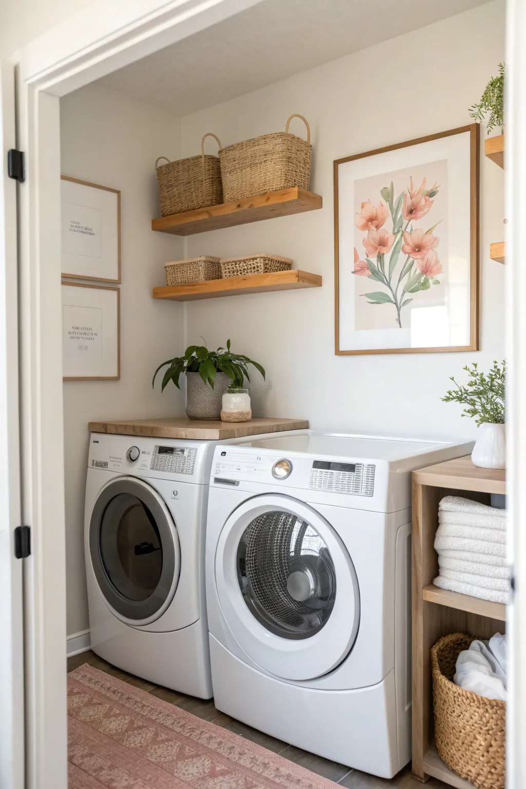 16+ Clever Small Bathroom Ideas with Washer & Dryer