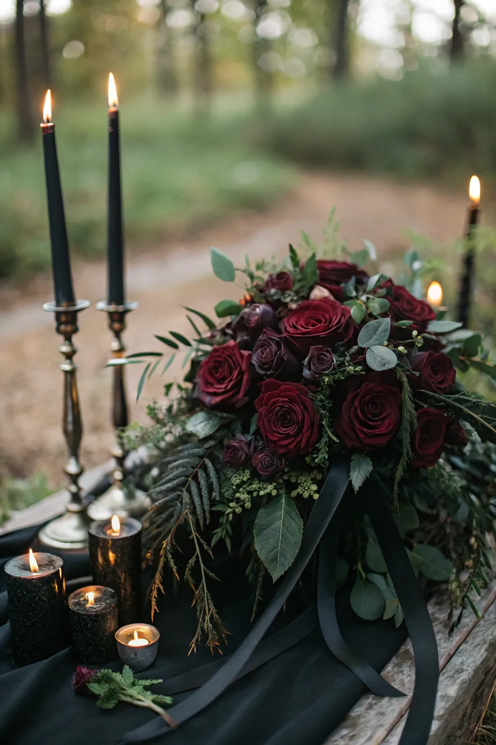 18+ Enchanting Gothic Black Wedding Theme Ideas