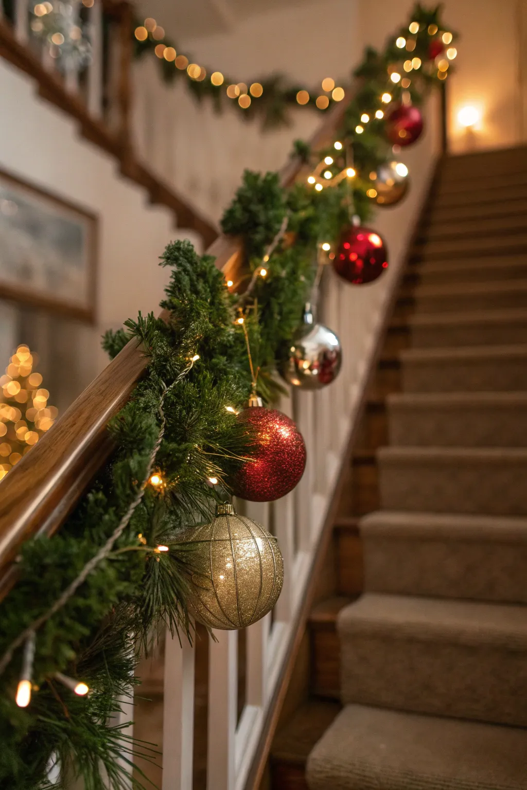 20+ Festive Ideas to Decorate Your Stairs for Christmas