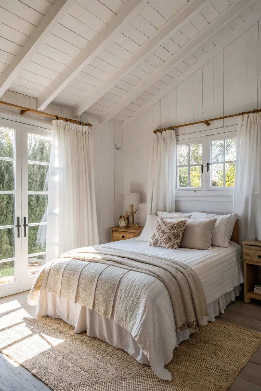 18+ Inspiring Bedroom Ideas for White Walls