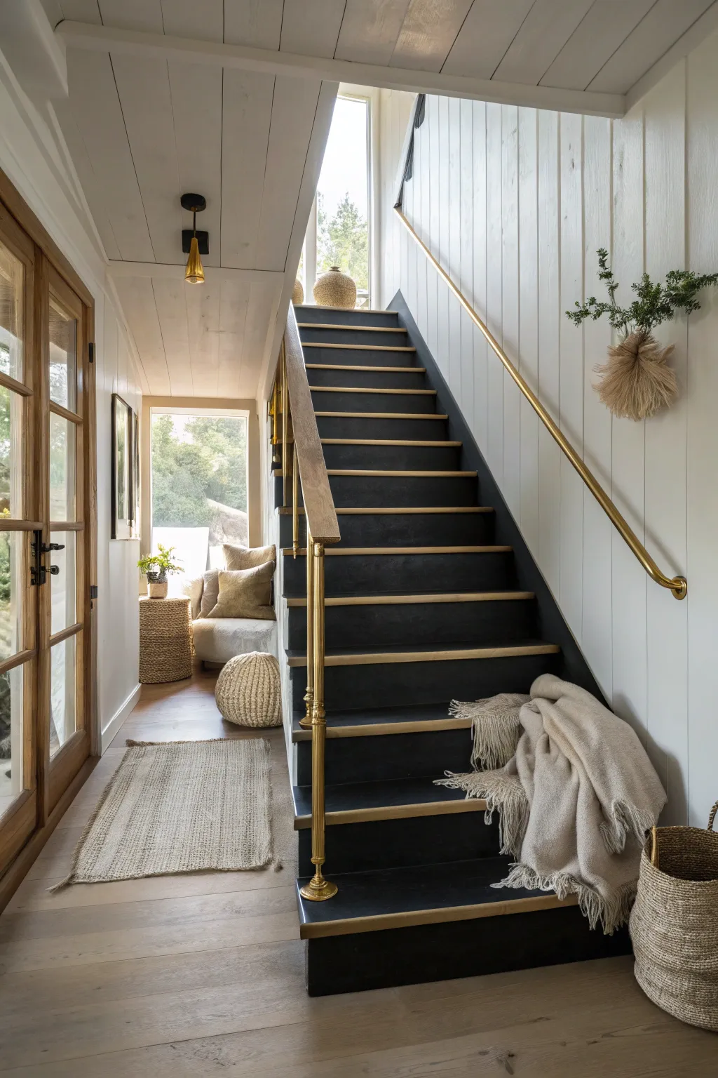 15+ Stylish Black Stairs Ideas for Your Home