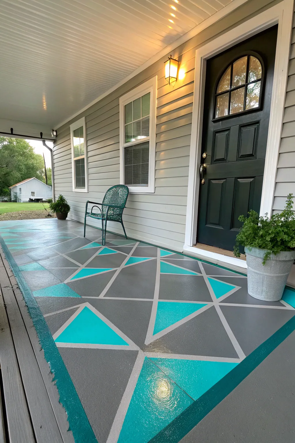 19+ Stunning Epoxy Front Porch Flooring Ideas