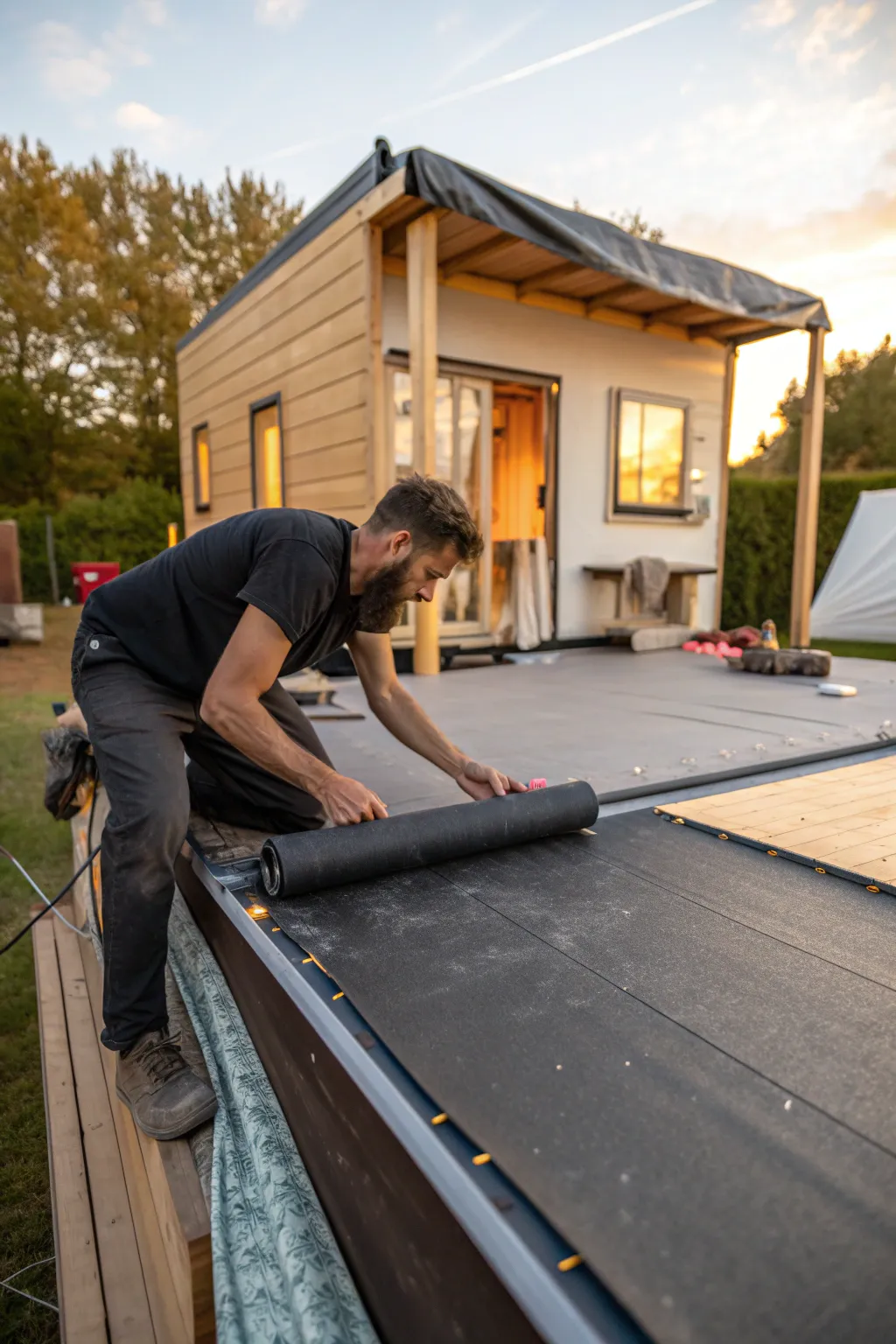 17+ Inspiring Mobile Home Roof Ideas