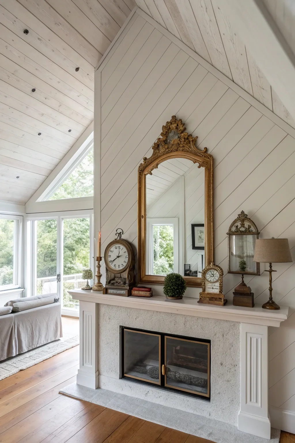 20+ Stylish Vaulted Ceiling Ledge Decor Ideas