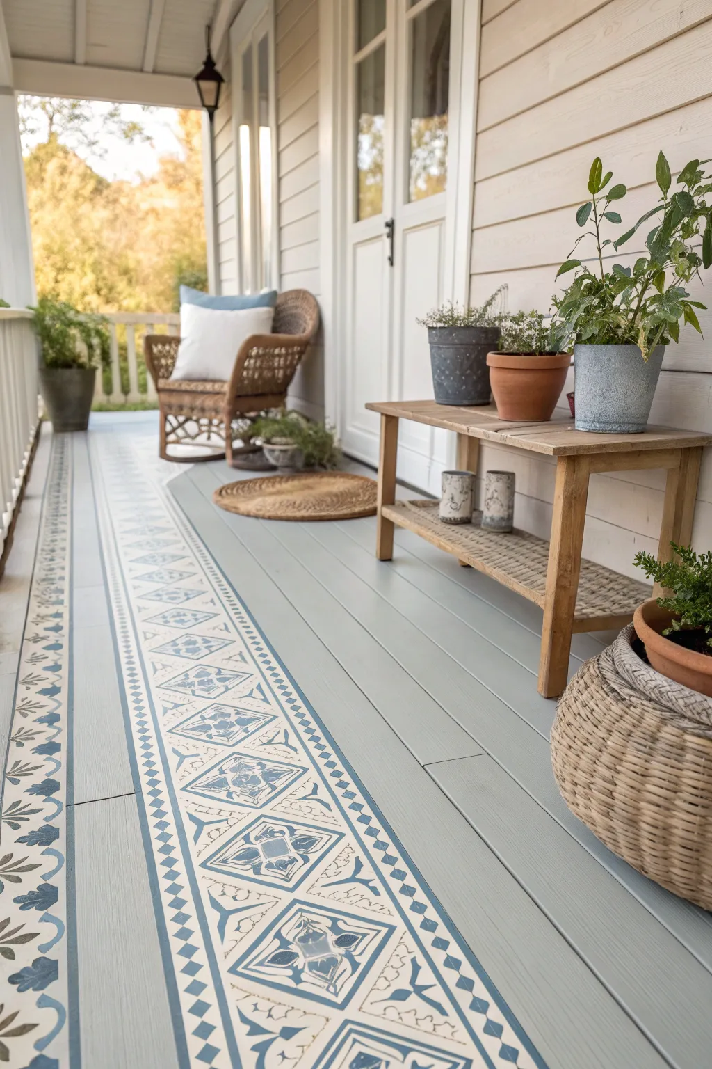 18+ Inspiring Painted Porch Floor Ideas