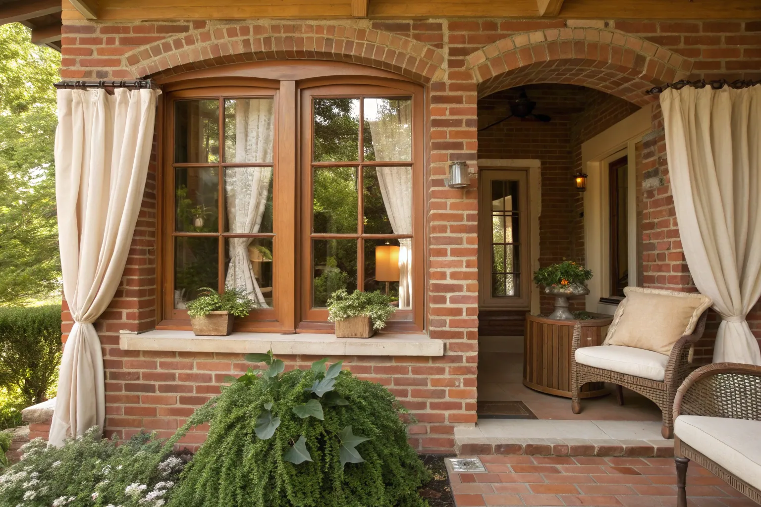 17+ Stylish Brick Window Trim Ideas