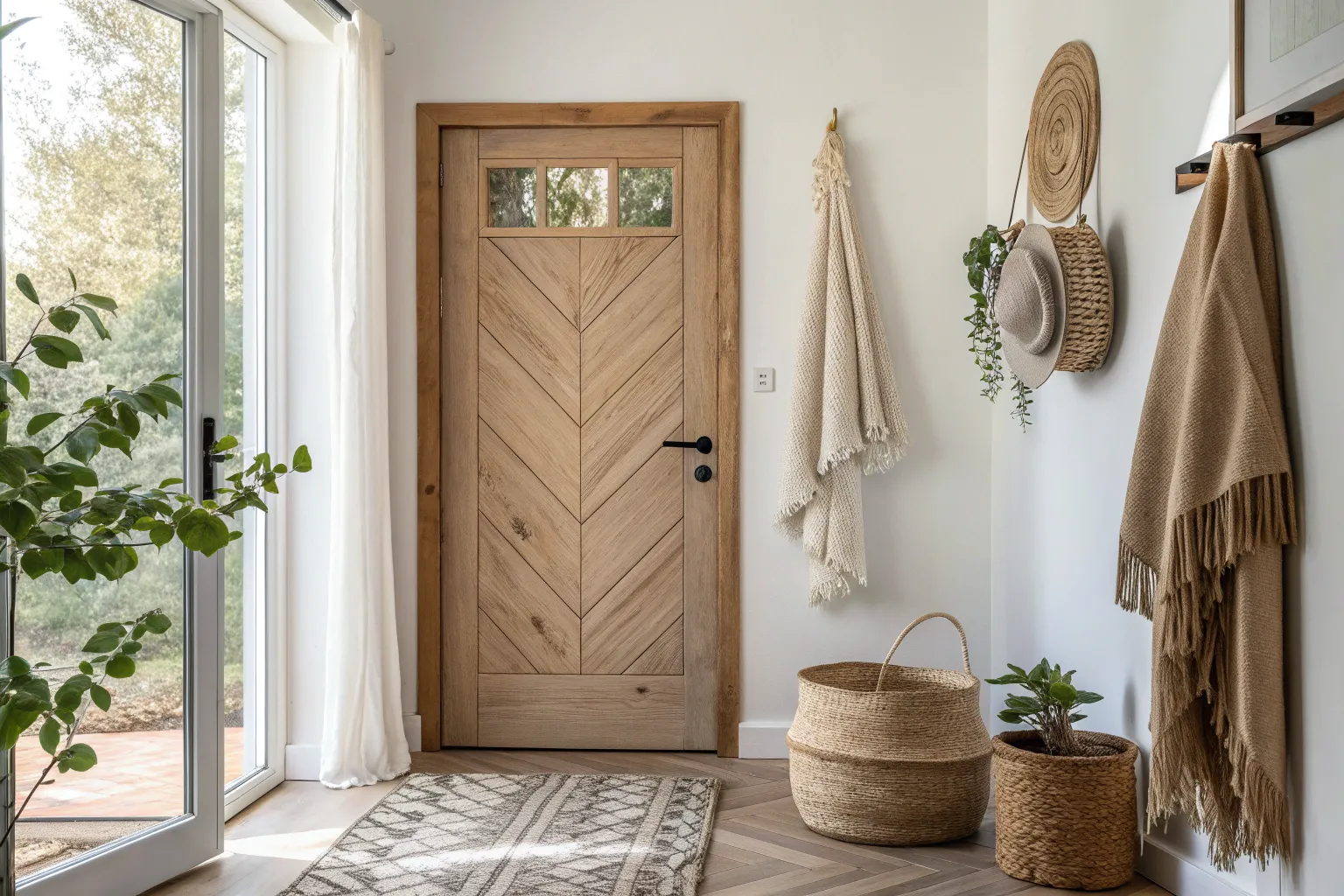 7+ Creative Interior Door Covering Ideas