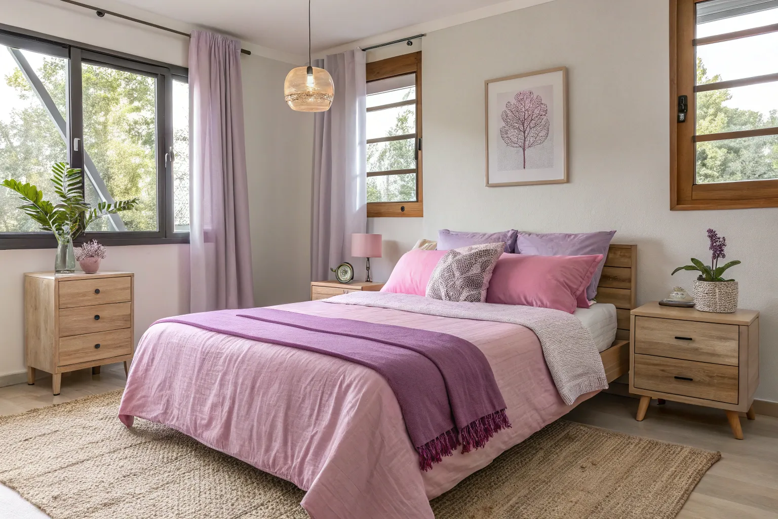20+ Charming Pink and Purple Bedroom Ideas