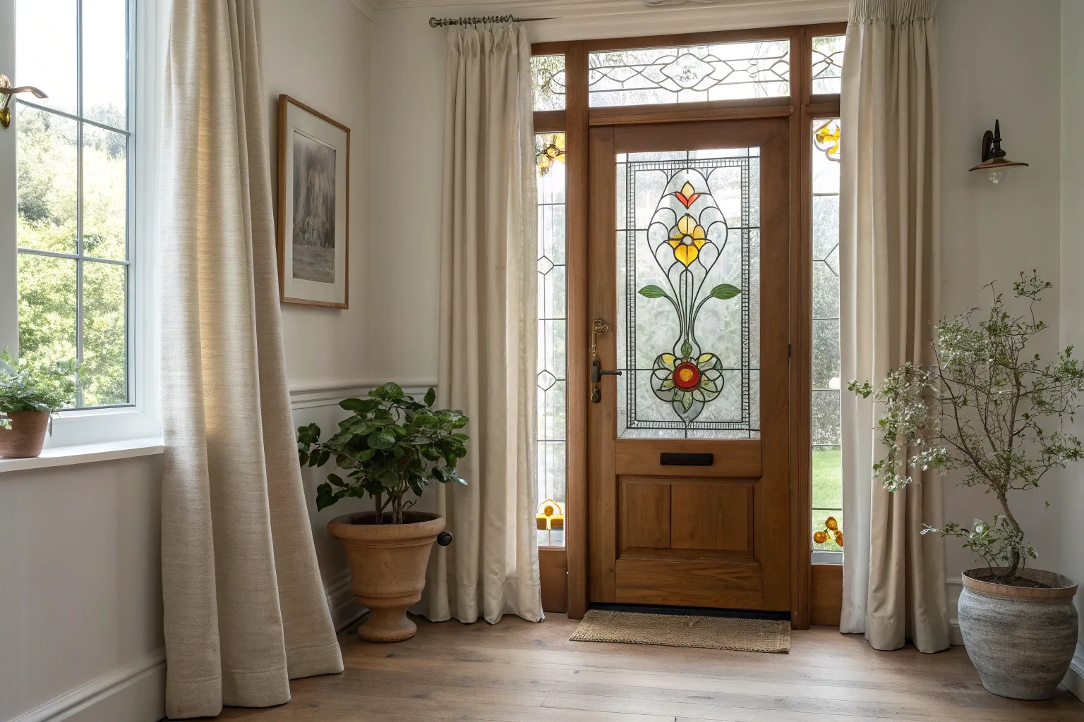 16+ Stunning Stained Glass Front Door Ideas