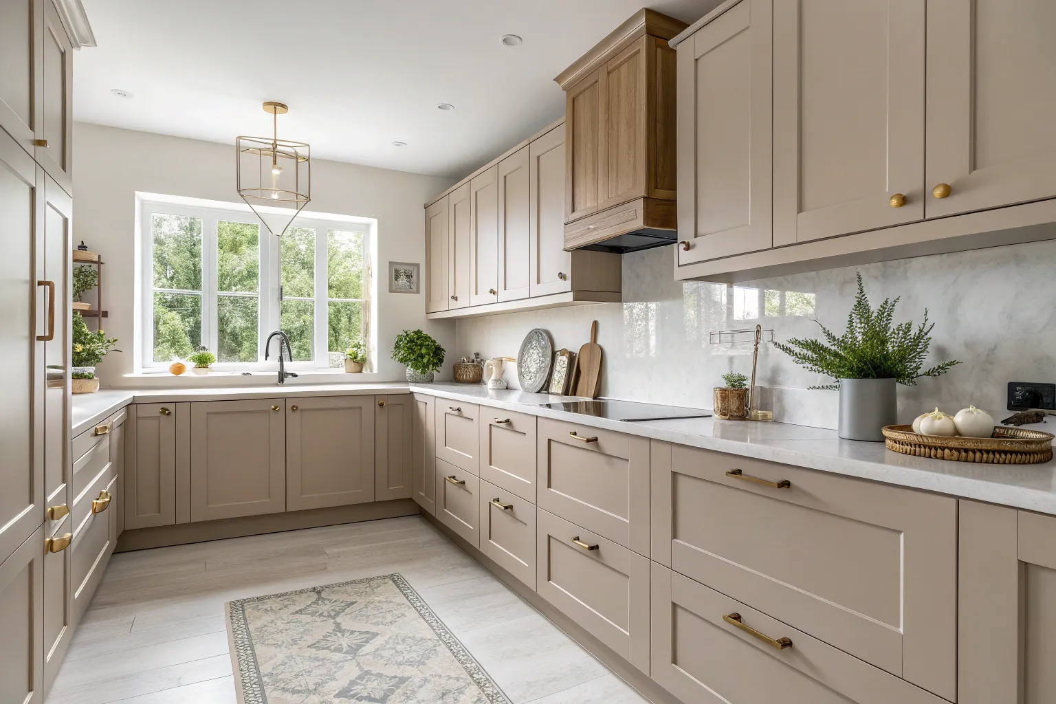 18+ Stylish Taupe Kitchen Cabinet Ideas